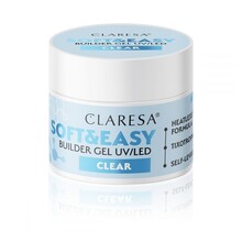 Claresa Soft & Easy Buildergel  UV/LED | CLEAR | Nailstyling | 12g