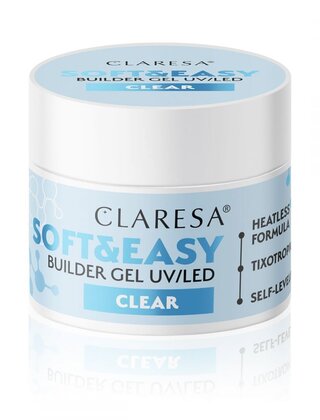 SOFT & EASY BUILDERGEL CLEARNAILSTYLING12G
