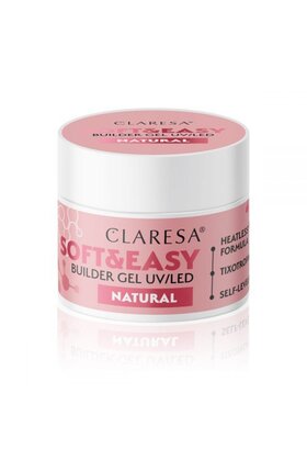 Claresa Soft & Easy Buildergel  UV/LED | Naturel  | Nailstyling | 12 g
