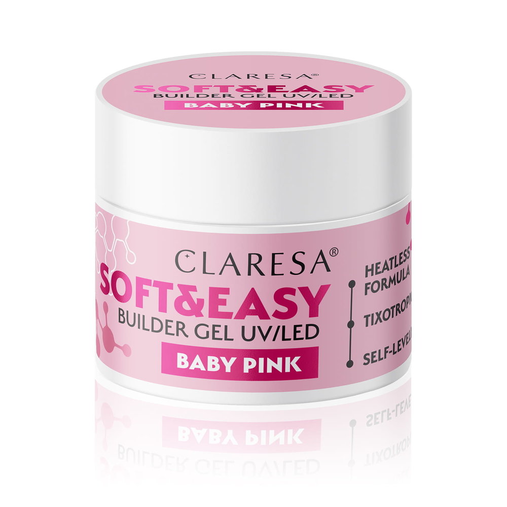 CLARESA Claresa Soft & Easy Buildergel  UV/LED |BABY PINK| Nailstyling