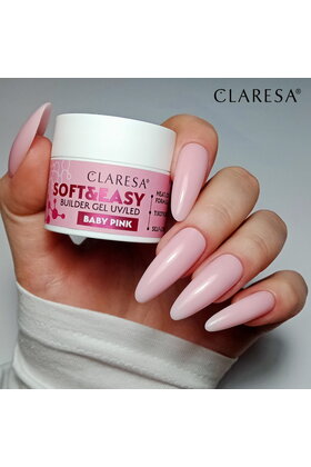 Claresa Soft & Easy Buildergel  UV/LED |BABY PINK| Nailstyling