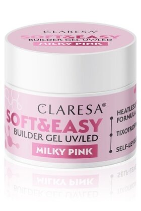 SOFT & EASY BUILDERGEL , MILKY PINK  NAILSTYLING