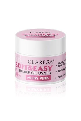 Claresa Soft & Easy Buildergel  UV/LED |MILKY PINK  Nailstyling