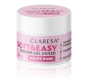 CLARESA Claresa Soft & Easy Buildergel  UV/LED |MILKY PINK  Nailstyling CLARESA Claresa Soft & Easy Buildergel  UV/LED |MILKY PINK  Nailstyling