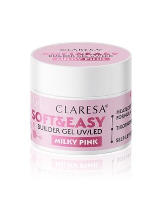 SOFT & EASY BUILDERGEL , MILKY PINK  NAILSTYLING