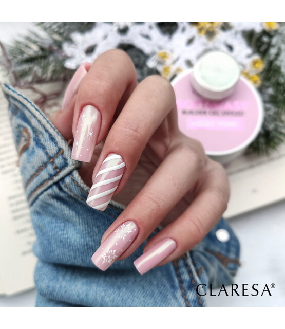 Soft & Easy Buildergel  Uv/Led, Milky Pink  Nailstyling