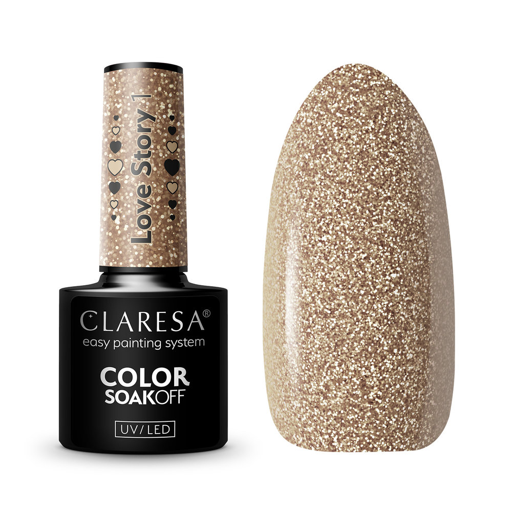CLARESA Claresa UV/LED Gellak LOVE STORY 1 -5g CLARESA Claresa UV/LED Gellak LOVE STORY 1 -5g