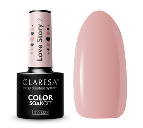 CLARESA Claresa UV/LED Gellak LOVE STORY 2- 5 g CLARESA Claresa UV/LED Gellak LOVE STORY 2- 5 g