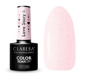 CLARESA Claresa UV/LED Gellak LOVE STORY 4- 5 g CLARESA Claresa UV/LED Gellak LOVE STORY 4- 5 g