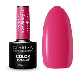 CLARESA Claresa UV/LED Gellak LOVE STORY5- 5 g CLARESA Claresa UV/LED Gellak LOVE STORY5- 5 g