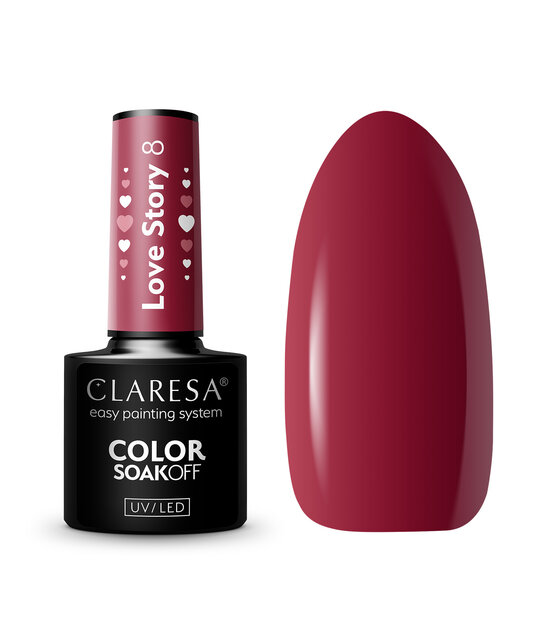 Claresa UV/LED Gellak LOVE STORY 8- 5 g