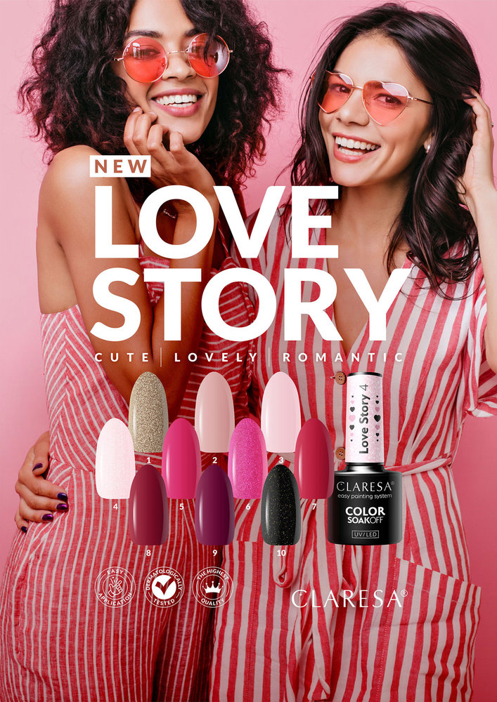CLARESA Claresa UV/LED Gellak LOVE STORY 9- 5 g