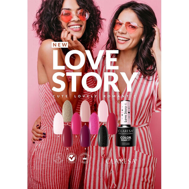 Claresa UV/LED Gellak LOVE STORY 9- 5 g