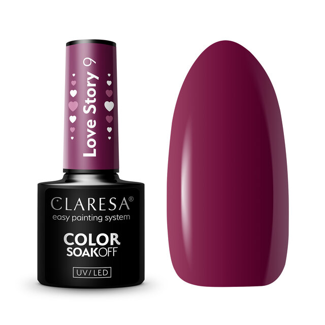 Claresa UV/LED Gellak LOVE STORY 9- 5 g