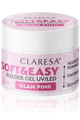SOFT & EASY BUILDERGEL , GLAM PINK NAILSTYLING