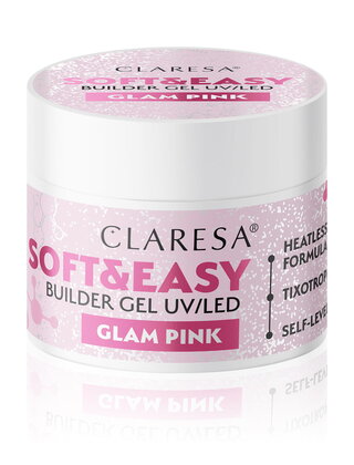 SOFT & EASY BUILDERGEL , GLAM PINK NAILSTYLING