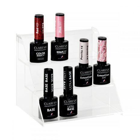 B. B. Cosmetics Displaystandaard voor 12 flesjes B. B. Cosmetics Displaystandaard voor 12 flesjes