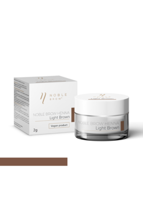 Noble Brow Light Brown henna – 2 g professionele wenkbrauwkleur