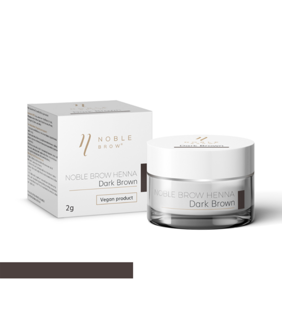 Noble Brow Light Brown henna – 2 g professionele wenkbrauwkleur