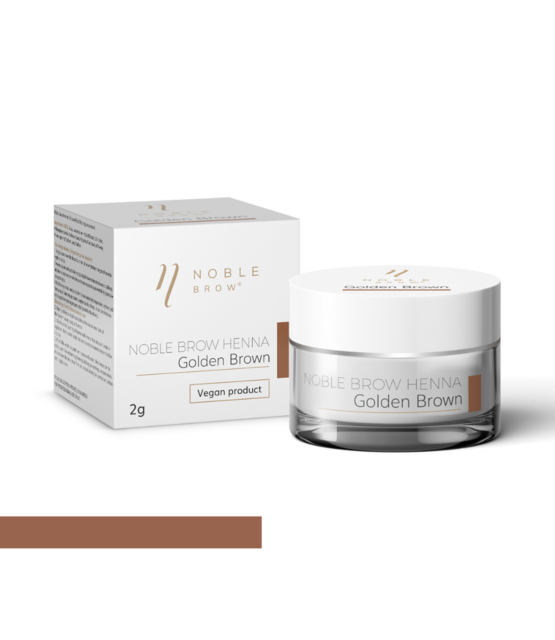 Noble Brow Light Brown henna – 2 g professionele wenkbrauwkleur