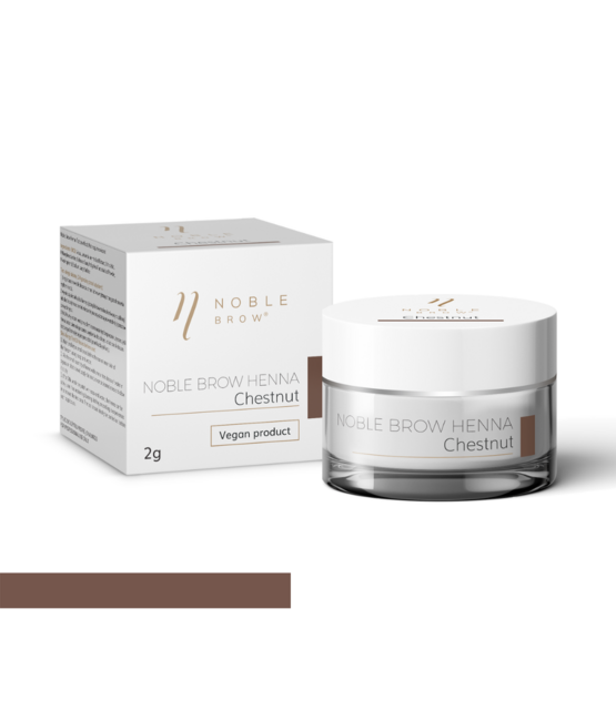 Noble Brow Light Brown henna – 2 g professionele wenkbrauwkleur