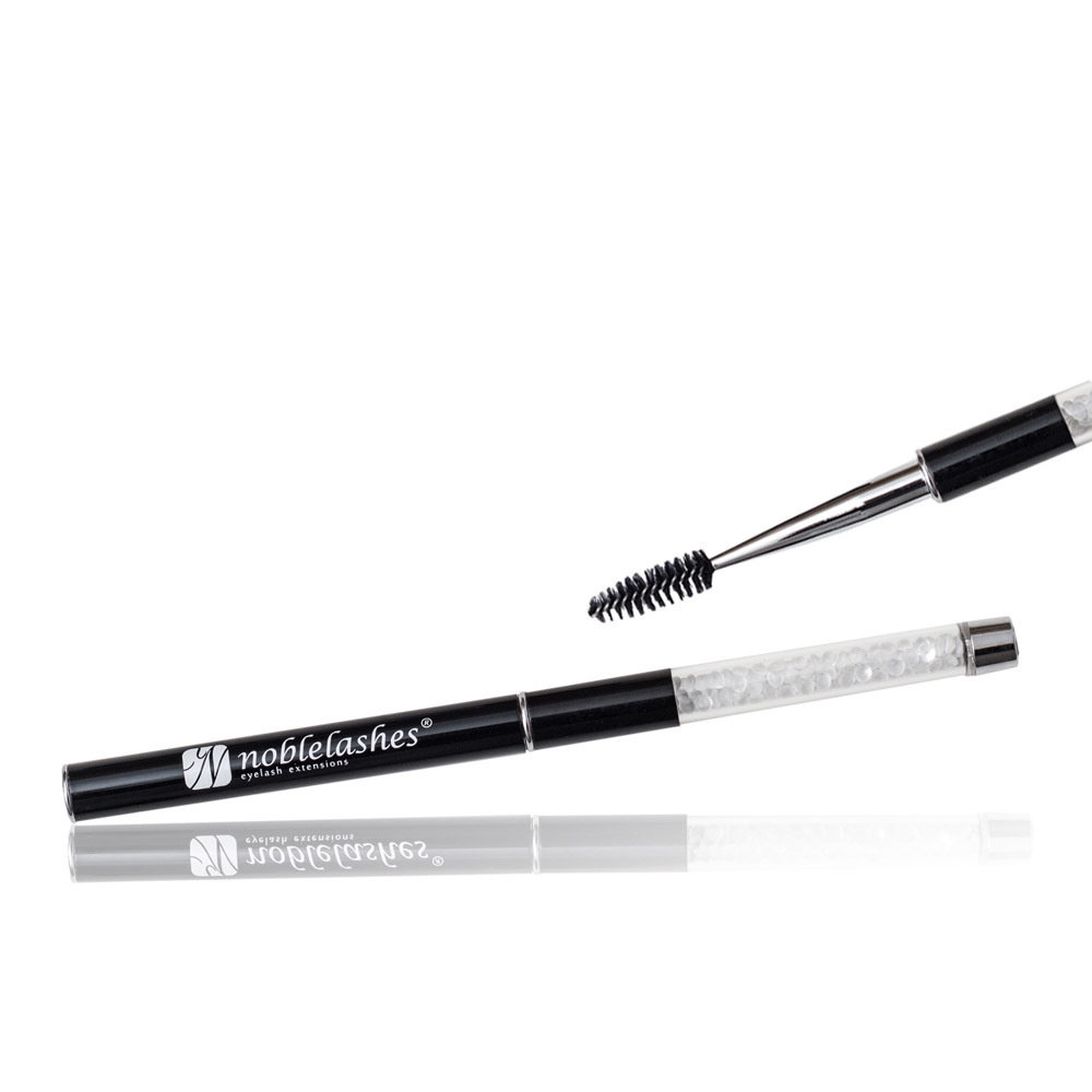 Noble Lashes Luxe Wimper/ wenkbrauw borstel met kristallen design Noble Lashes Luxe Wimper/ wenkbrauw borstel met kristallen design