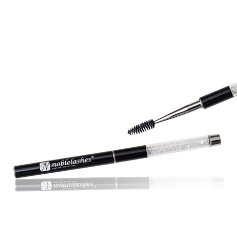 Noble Lashes Luxe Wimper/ wenkbrauw borstel met kristallen design Noble Lashes Luxe Wimper/ wenkbrauw borstel met kristallen design