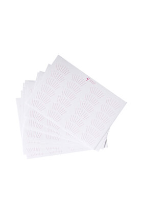 LASH MAPPING STICKERSWIMPEREXTENSIONS HULPMIDDEL