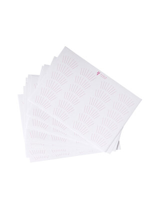 LASH MAPPING STICKERSWIMPEREXTENSIONS HULPMIDDEL