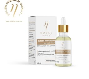 Noble Lashes Noble Brow Castorolie – Voeding voor wenkbrauwen en wimpers Noble Lashes Noble Brow Castorolie – Voeding voor wenkbrauwen en wimpers