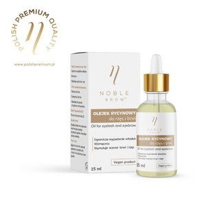 Noble Brow Castorolie – Voeding voor wenkbrauwen en wimpers