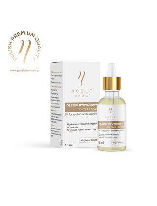 Noble Brow Castorolie – Voeding voor wenkbrauwen en wimpers