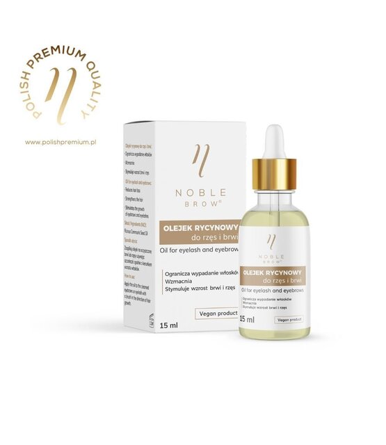 Noble Brow Castorolie – Voeding voor wenkbrauwen en wimpers