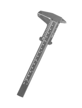 Wenkbrauw Schuifmaat | Browstyling | Kunststof meetinstrument