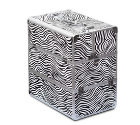Noble Lashes Cosmetic zebra case Noble Lashes Cosmetic zebra case