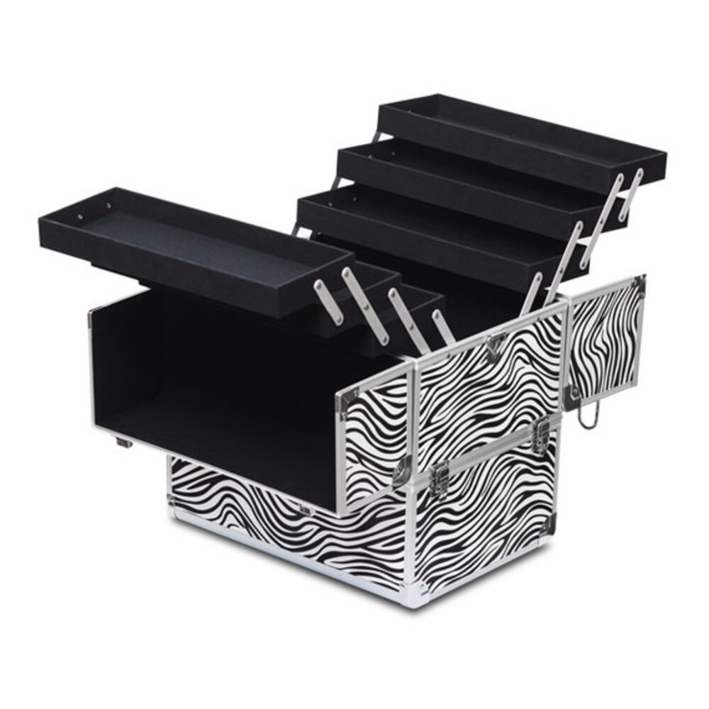 Noble Lashes Cosmetic zebra case Noble Lashes Cosmetic zebra case