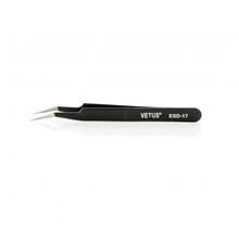 WIMPER PINCET VETUS TWEEZER BLACK- ESD 17