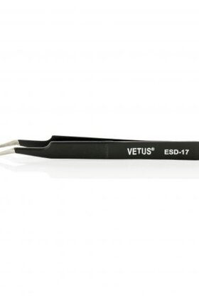 Wimper Pincet Vetus Tweezer Black- Esd 17