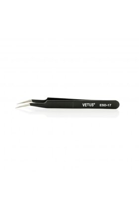 Wimper pincet Vetus TWEEZER BLACK- ESD 17