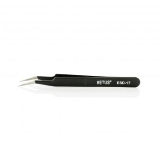 Wimper pincet Vetus TWEEZER BLACK- ESD 17