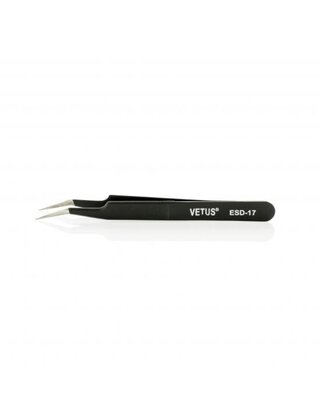 Wimper pincet Vetus TWEEZER BLACK- ESD 17