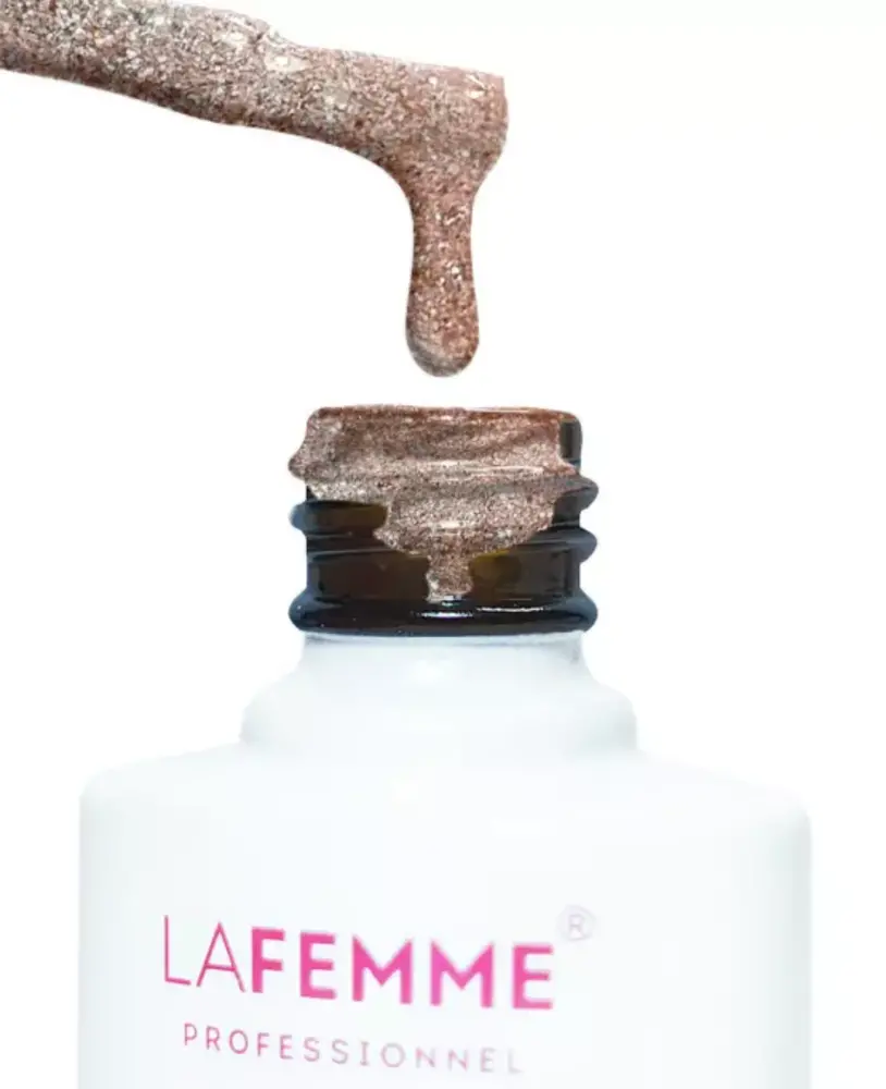 La Femme Gel Polish UV&LED 8GR H313 Toasted Sugar –  voor Perfecte Nagels La Femme Gel Polish UV&LED 8GR H313 Toasted Sugar –  voor Perfecte Nagels