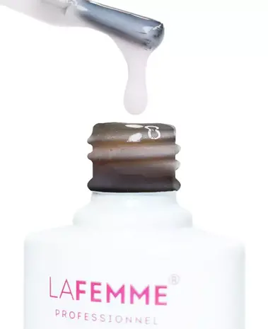 La Femme MILKY WHITE TOP COAT NO WIPE UV&LED 8GR  M001 La Femme MILKY WHITE TOP COAT NO WIPE UV&LED 8GR  M001