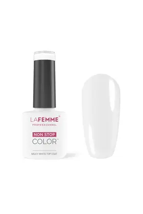 MILKY WHITE TOP COAT NO WIPE UV&LED 8GR  M001
