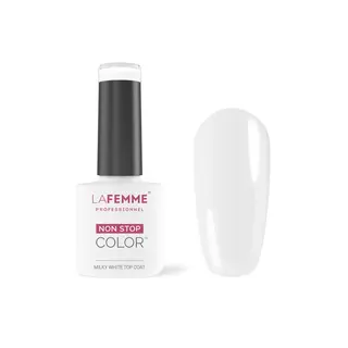 MILKY WHITE TOP COAT NO WIPE UV&LED 8GR  M001