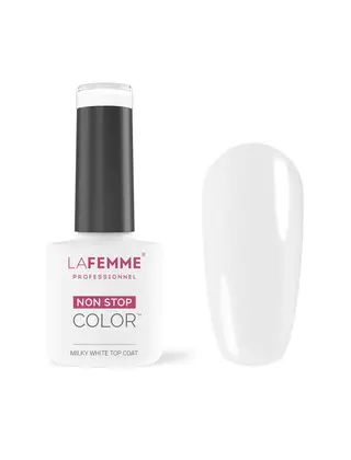 Milky White Top Coat No Wipe Uv&Led 8Gr  M001