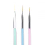 B. B. Cosmetics Nail Art Penselen | Nail art set | 3 Nail styling by Penselen B. B. Cosmetics Nail Art Penselen | Nail art set | 3 Nail styling by Penselen