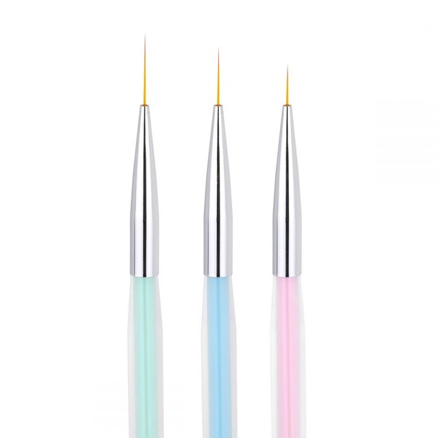 Nail Art Penselen | Nail art set | 3 Nail styling Penselen  -