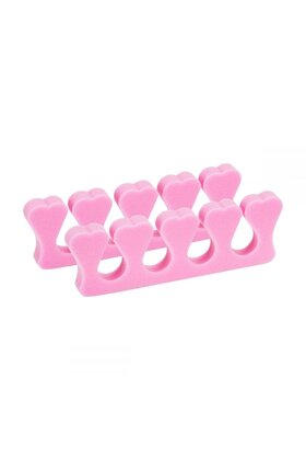TENEN/ VINGERSPREIDERS PER 10 stuks roze
