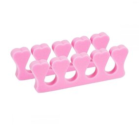 B. B. Cosmetics TENEN/ VINGERSPREIDERS PER 10 stuks roze B. B. Cosmetics TENEN/ VINGERSPREIDERS PER 10 stuks roze